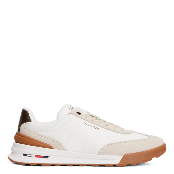Tommy Hilfiger Chaussures de sport avec un mlange de textures - 40 Blanc- Ref 108 €
